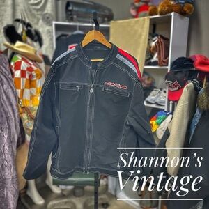 Chase Kevin Harvick NASCAR sz XL canvas full zip jacket